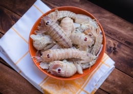 Heuschreckenkrebse sind äußerst delikat!