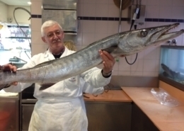 Herr Drago von Fisch-Gruber am Naschmarkt